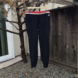 Moncler Tricolor Waist Joggers Navy Men’s Medium Sweatpants